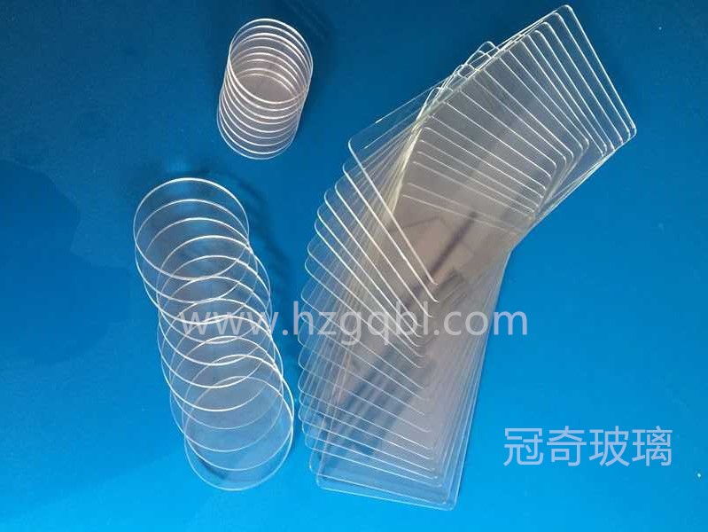 定做耐高溫玻璃超薄玻璃1mm2mm3mm4mm5mm-20mm實(shí)驗(yàn)室鋼化玻璃圓片方片異形批發(fā)定制