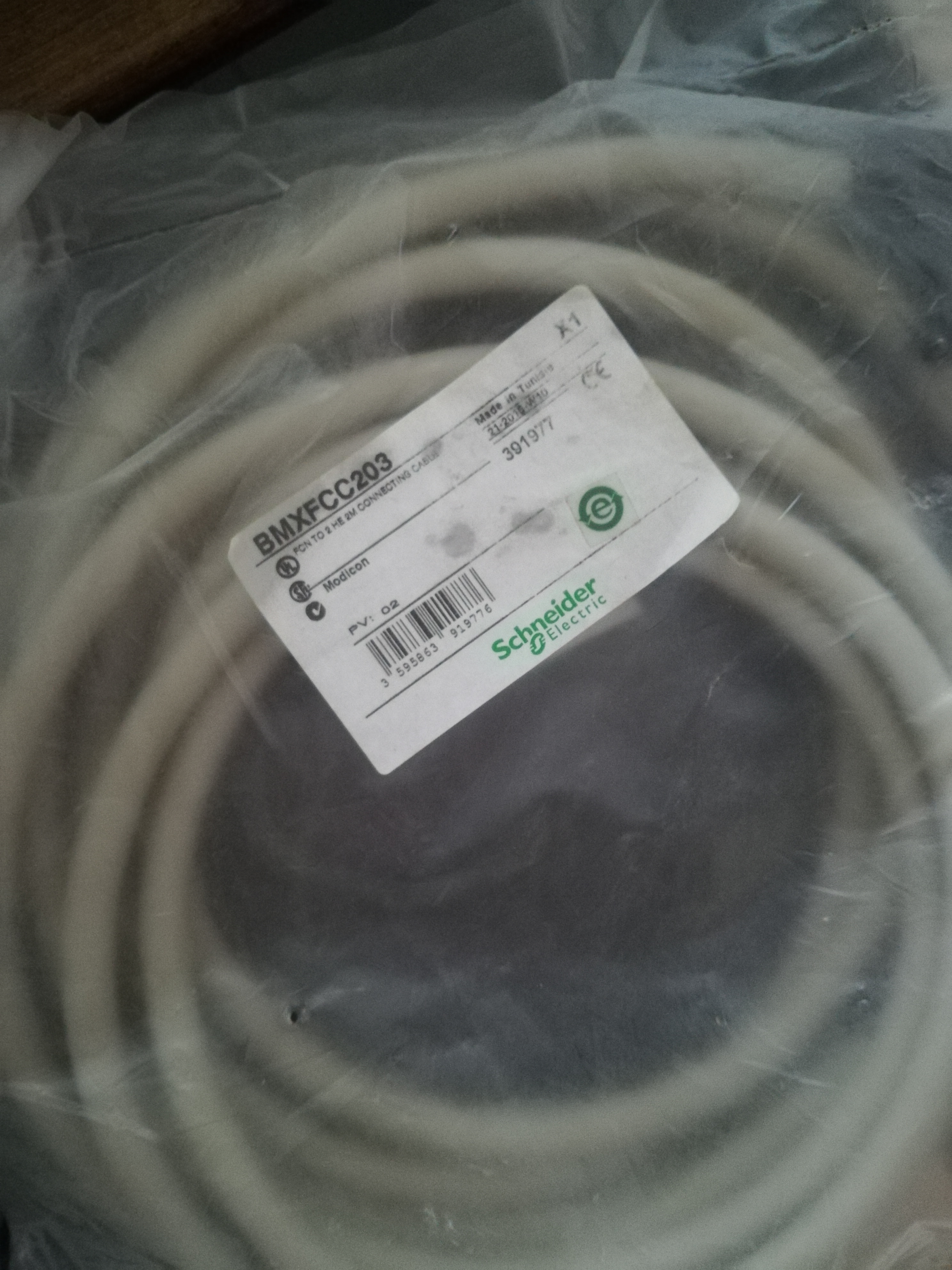 施耐德控制電纜BMXFCC203 編程線