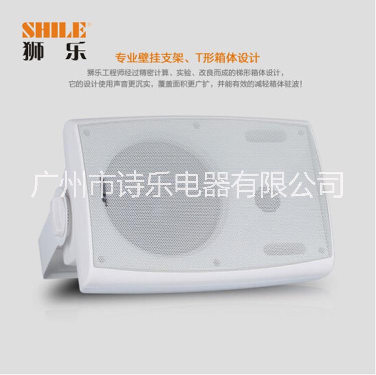 HIFI音箱 專業(yè)會議教學(xué)室內(nèi)家用高保真家庭影院背景音樂壁掛式會議室音響B(tài)X102白色單只