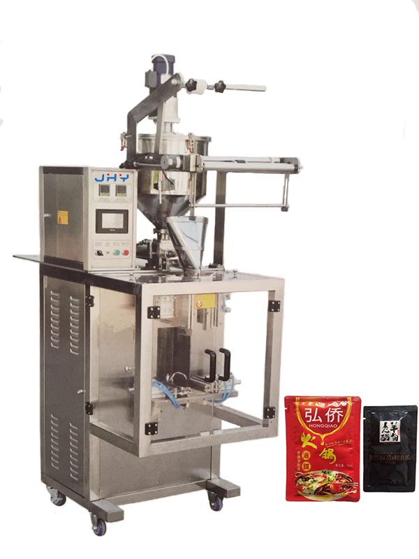 供應(yīng)四川成都珺浩躍魚調(diào)料醬料包裝機專業(yè)生產(chǎn)魚調(diào)料包裝機洗發(fā)水包裝機 四川成都珺浩躍魚調(diào)料醬料包裝機