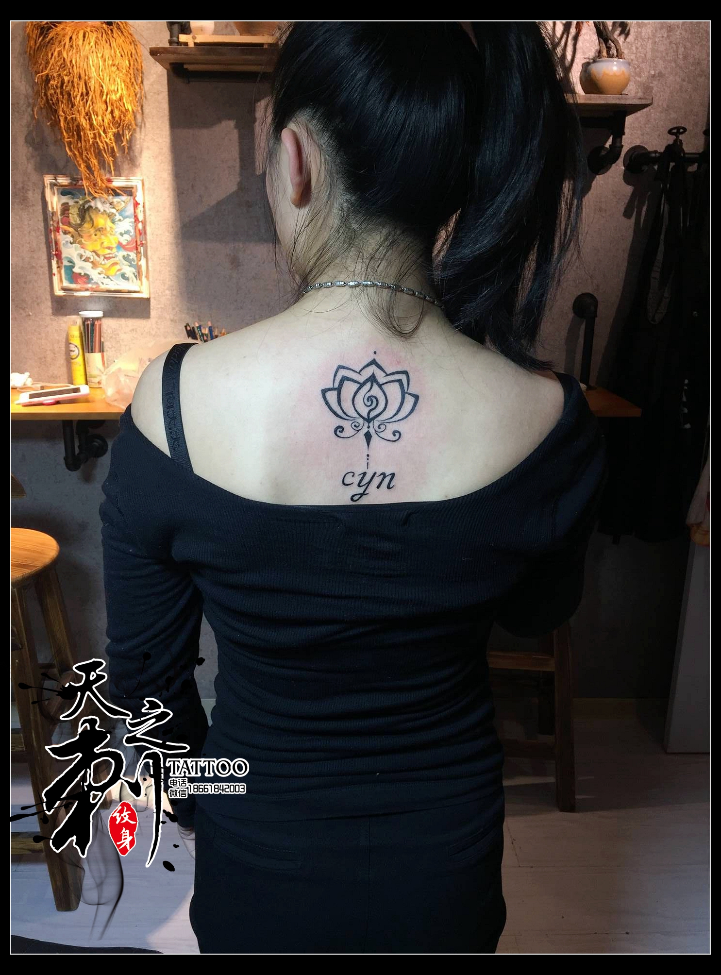 脖子紋身圖案 青島 脖子紋身圖案 青島李村紋身