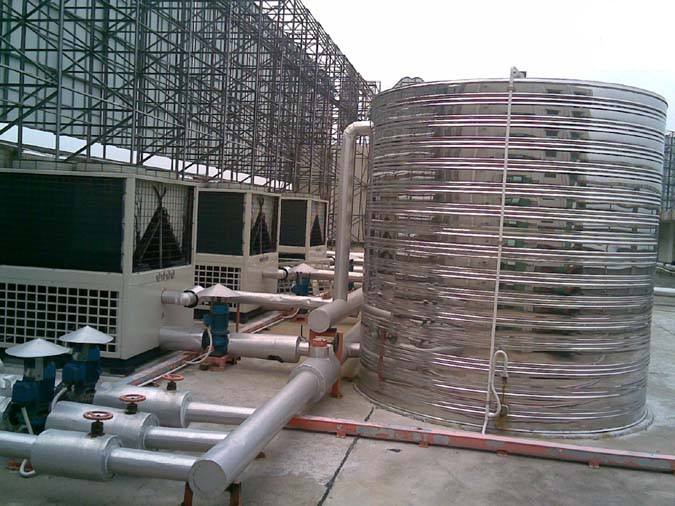 3噸3匹工廠空氣能，即熱式熱水器，學(xué)生宿舍空氣能熱泵熱水設(shè)備