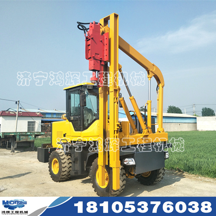 高速公路護欄打樁機生產(chǎn)廠家 哪里生產(chǎn)公路護欄打樁機 公路護欄鉆孔機