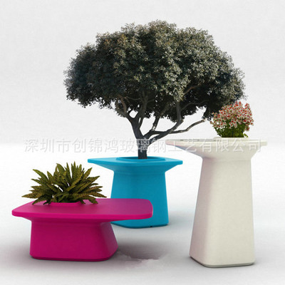 時(shí)尚花盆 景觀裝飾 玻璃鋼創(chuàng)意組合花盆