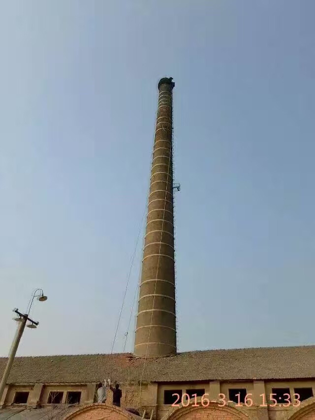 煙臺煙囪打抱箍加固公司報價