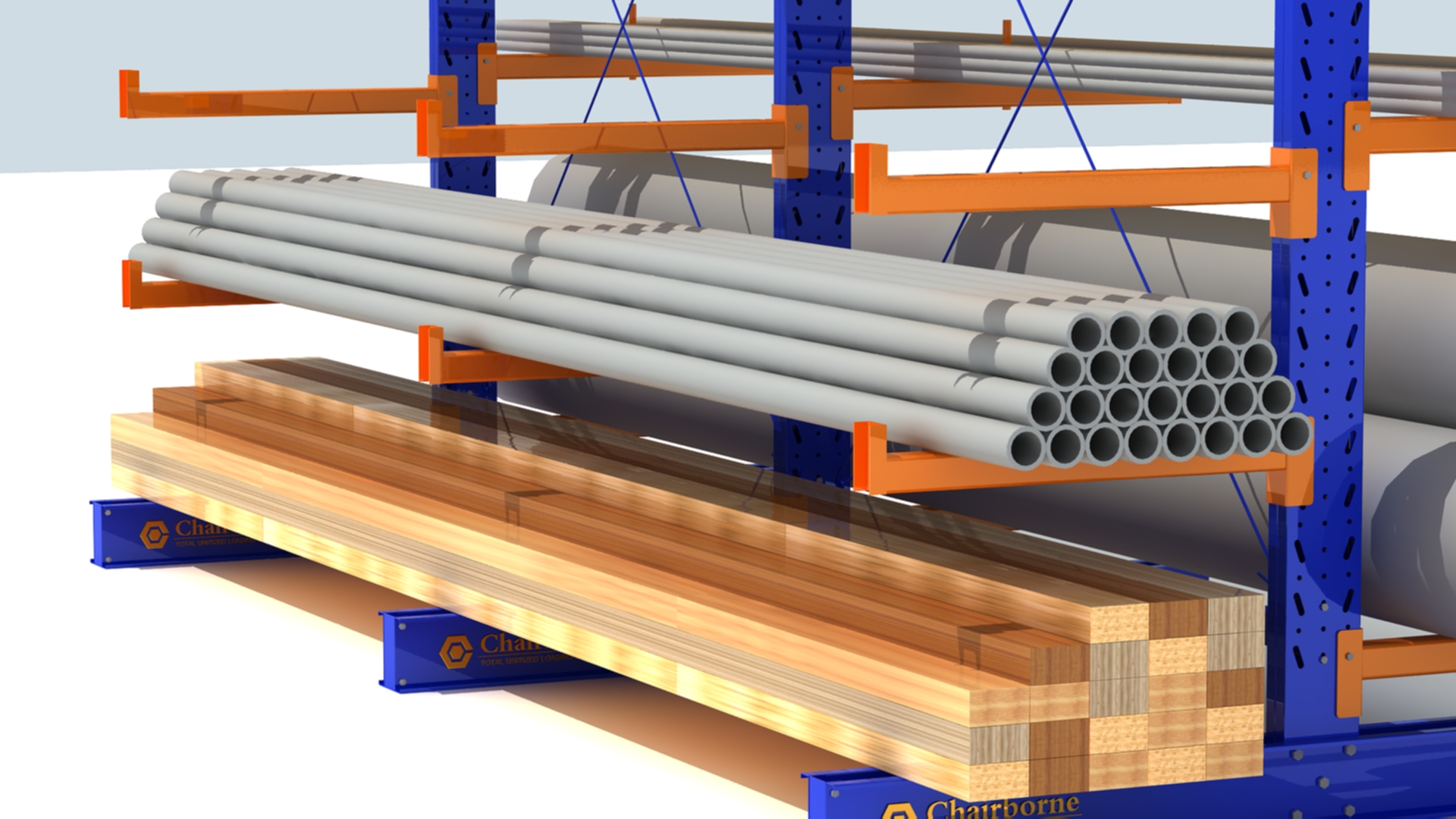 廠家直銷懸臂式貨架重型貨架庫房用單雙面長條物料儲存