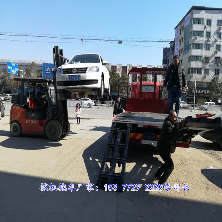 藍牌挖機平板車選什么品牌的比較好？