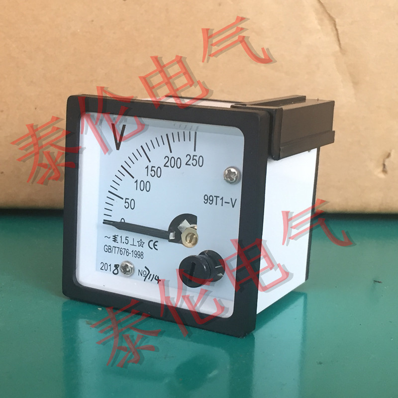 SQ48-V電壓表 99T1指針式電壓表廠家 AC250V 44mm