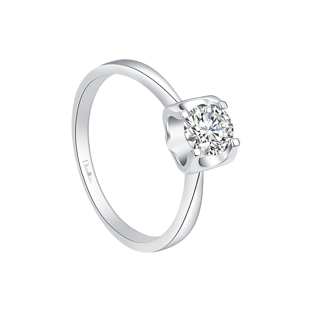 鄭州瑪麗萊鉆戒之Forever系列時(shí)光白18K金30分I色結(jié)婚鉆戒