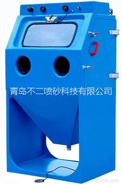 青島*自動轉臺噴砂機  專注噴砂20年