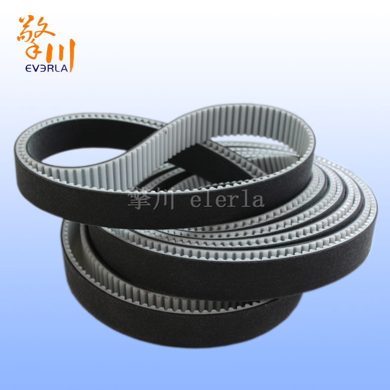 同步帶加毛氈PU傳動帶表面加毛氈
