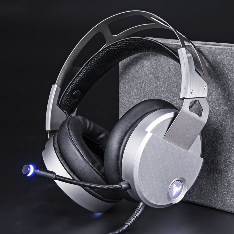 VK0 速鈦頭戴式耳機USB 7.1電競游戲電腦網(wǎng)吧網(wǎng)咖耳麥批發(fā)長麥VK0 外貿(mào)款