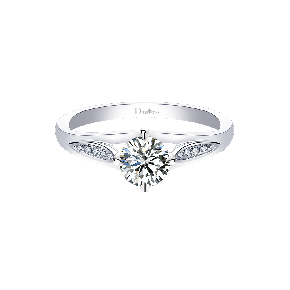 東莞Dmallovo鉆戒lady系列Bright1克拉J色結(jié)婚鉆戒