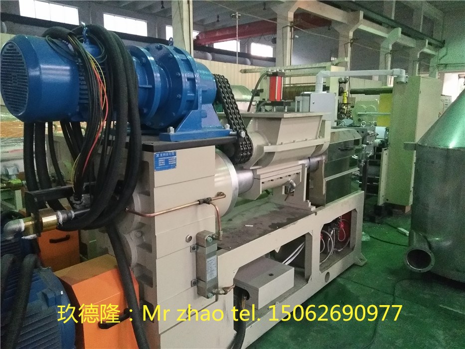 昆山玖德隆阻尼片材擠出機_阻尼生產(chǎn)線_阻尼片材擠出機價格