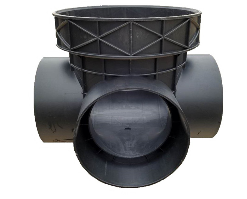 常德塑料檢查井座流槽式三通井座315*200