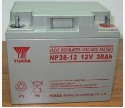 湯淺蓄電池NPL38-12  12V38AH機房直流屏消防照明*長壽命蓄電池