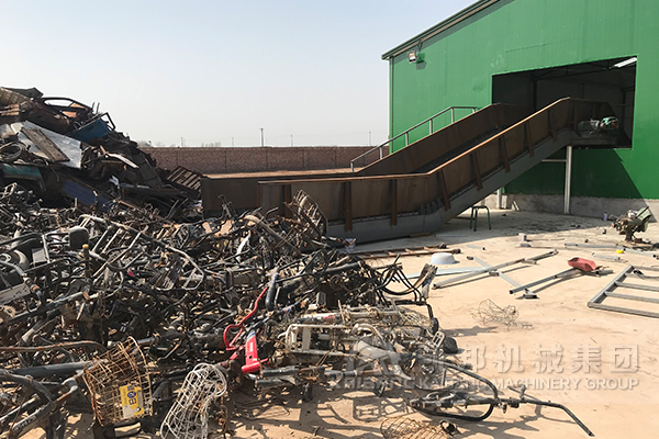 移動式金屬壓塊破碎機(jī) 大型鐵罐油漆桶撕碎機(jī)
