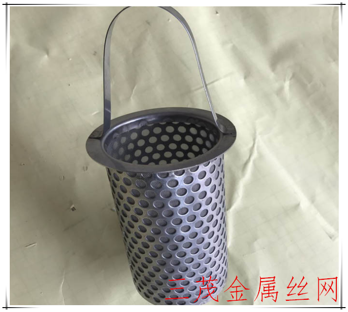 三茂專業(yè)供應(yīng)不銹鋼過濾籃 提籃式過濾網(wǎng)筒