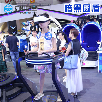 VR設(shè)備暗黑圓盾占地面積小VR虛擬現(xiàn)實(shí)游戲設(shè)備主題樂(lè)園一體機(jī)