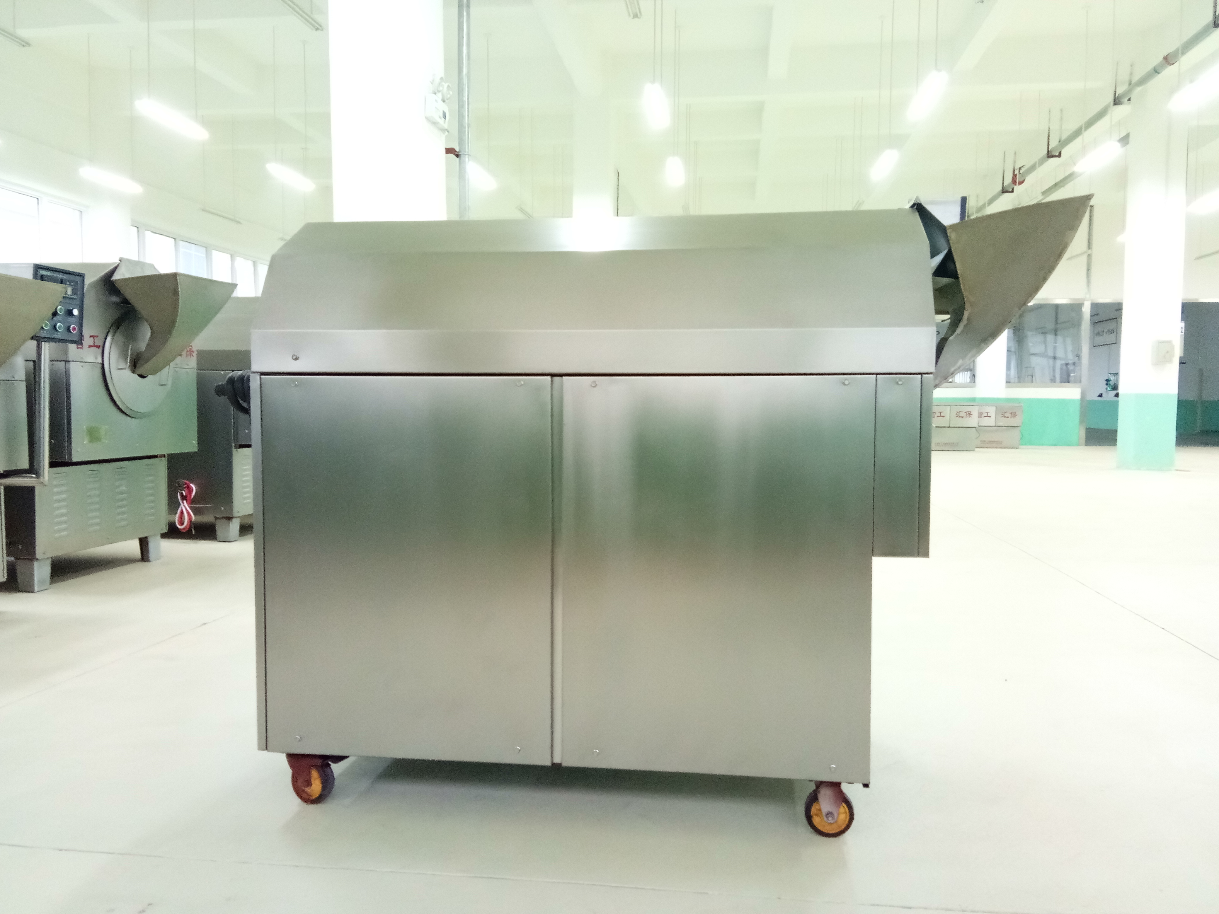 DCCZ7-10多功能電磁炒貨機(jī)一鍋炒100斤水洗芝麻磨油* DCCZ7-10多功能電磁炒芝麻