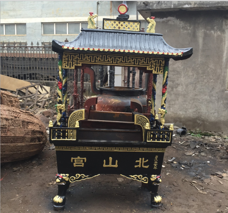 四方香爐 廠家直銷定制道觀陵園祭祀用品做工精美香爐 寺院大型四方香架