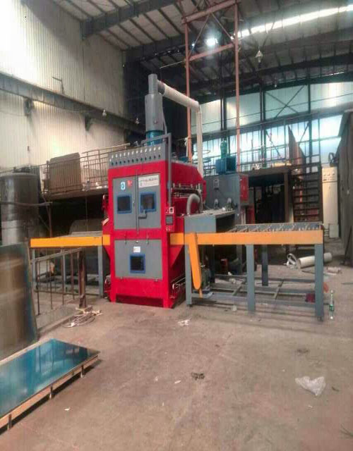 新型雙面往返式自動(dòng)噴砂機(jī)  不銹鋼板雙面自動(dòng)噴砂機(jī)   珠海不銹鋼板雙面噴砂機(jī)