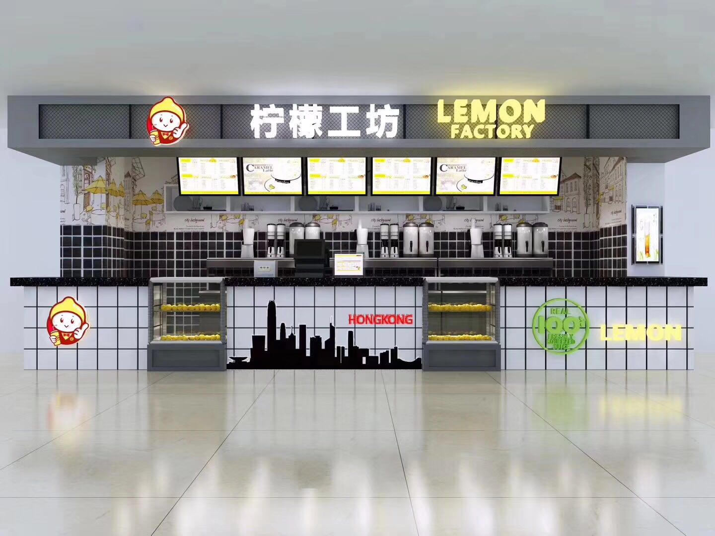 西安水吧店加盟丨西安檸檬工坊水吧店加盟電話