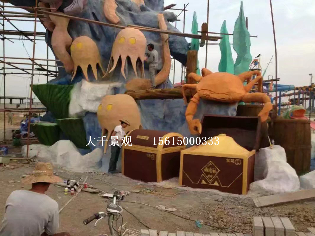 假山假樹水泥仿真制品