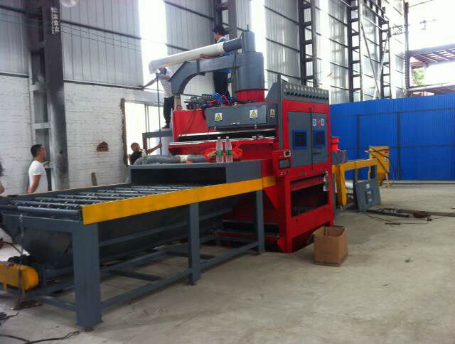 新型雙面往返式自動(dòng)噴砂機(jī)  不銹鋼板雙面自動(dòng)噴砂機(jī)   珠海不銹鋼板雙面噴砂機(jī)