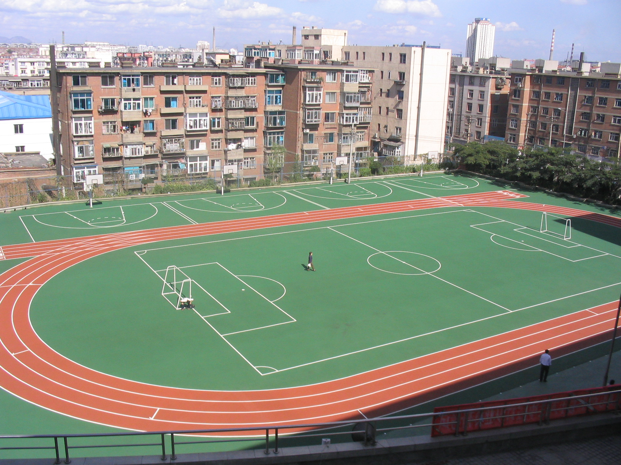 硅pu球場塑膠跑道施工工藝