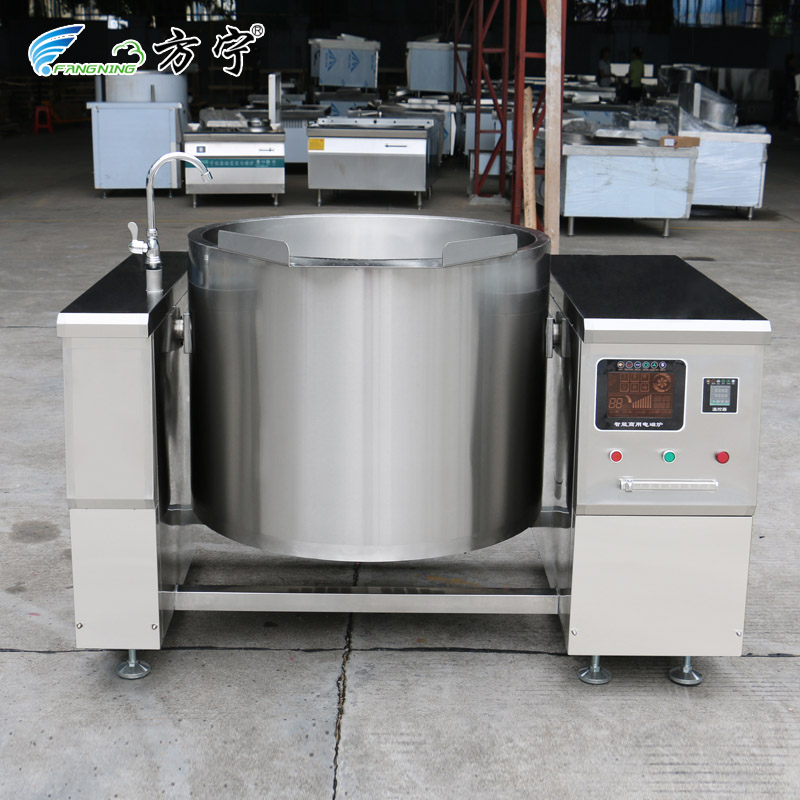 大型煲湯鍋商用 特價(jià) 方寧可傾式商用電磁湯爐商用煲湯爐