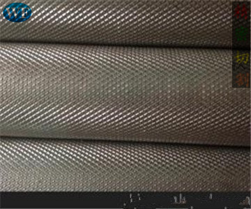 6060直紋拉花鋁管，網(wǎng)紋滾花鋁管防滑*