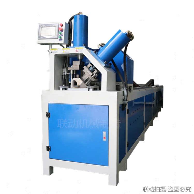 全自動(dòng)沖孔切割一體機(jī)不銹鋼鐵管護(hù)欄數(shù)控沖孔機(jī)