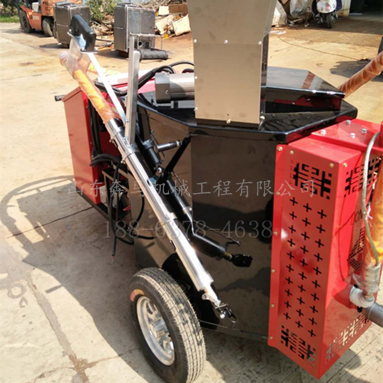 拖車瀝青灌縫機多少錢裂縫修補100升灌縫機廠家手扶式灌縫車型號參數(shù)
