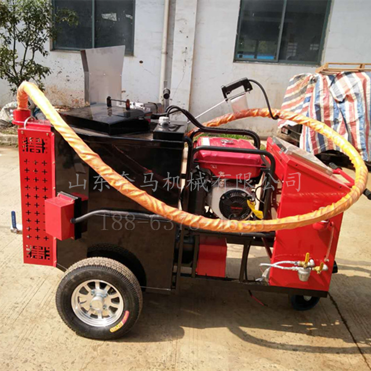 拖車瀝青灌縫機多少錢裂縫修補100升灌縫機廠家手扶式灌縫車型號參數(shù)