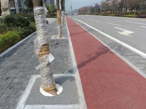 嘉峪關(guān)多彩藝術(shù)透水混凝土路面 廠家*