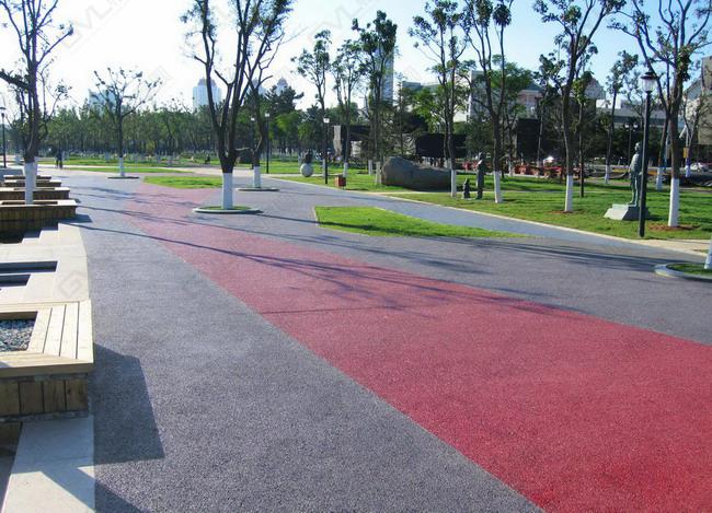 延安彩色透水混凝土 透水砼材料施工廠家*