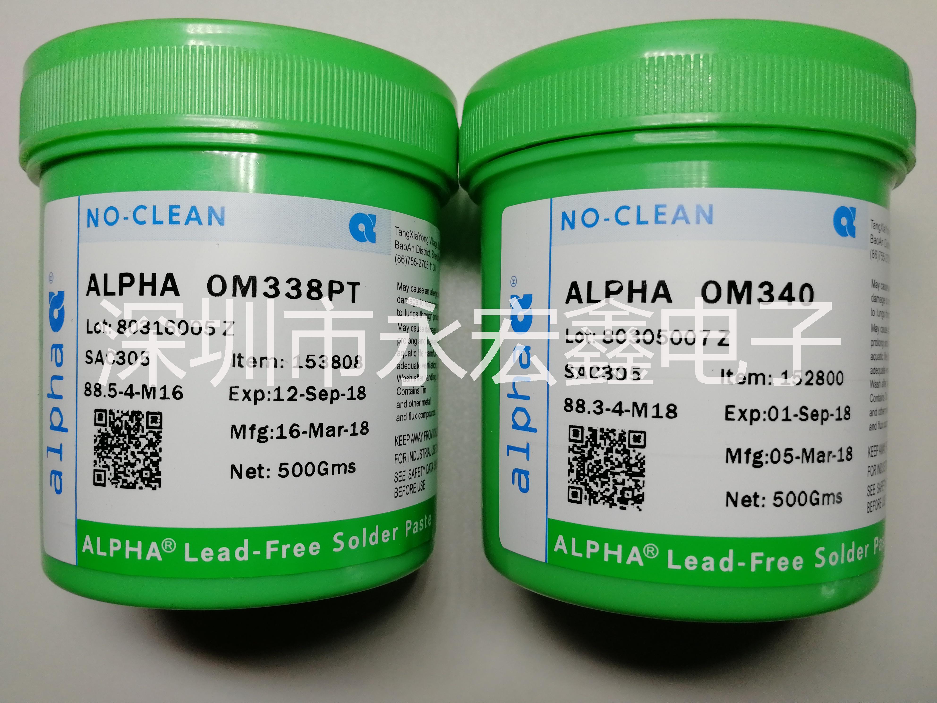 供應(yīng)阿爾法錫膏OM338PT 阿爾法無鉛錫膏OM338PT