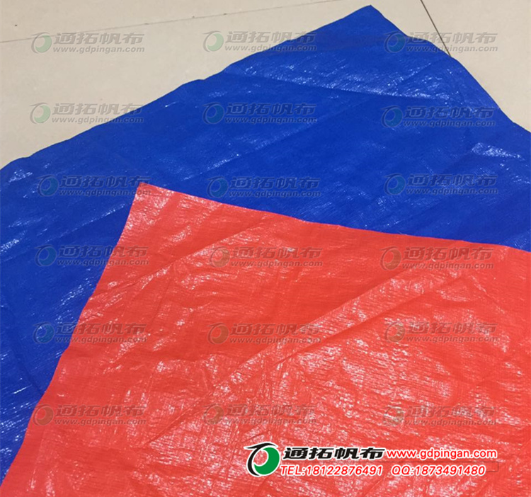 供應(yīng)蓋貨藍(lán)銀布南韓布制品掛車蓋貨*防水布東莞通拓布料公司