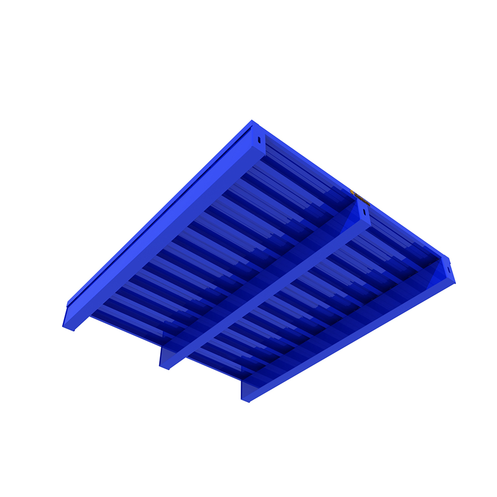 創(chuàng)德倉(cāng)庫(kù)墊板金屬叉車托盤工業(yè)川字型托盤定制噴塑鐵卡板棧板雙面四面進(jìn)叉貨架用 川字型托盤