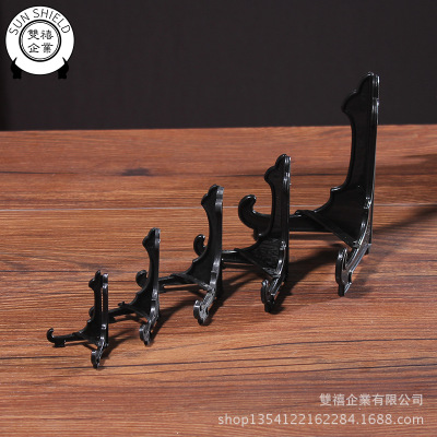 3寸*支架胸章徽章錢幣杯墊獎(jiǎng)牌玉石吊墜玉器玉佩支架 廠家直銷