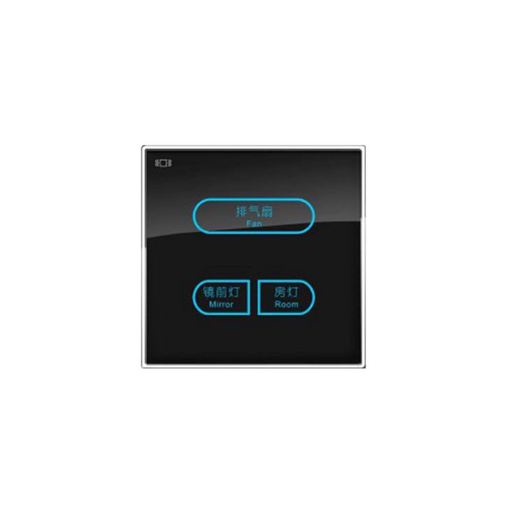 智慧酒店智能開關控制面板觸摸式按鍵富熠通