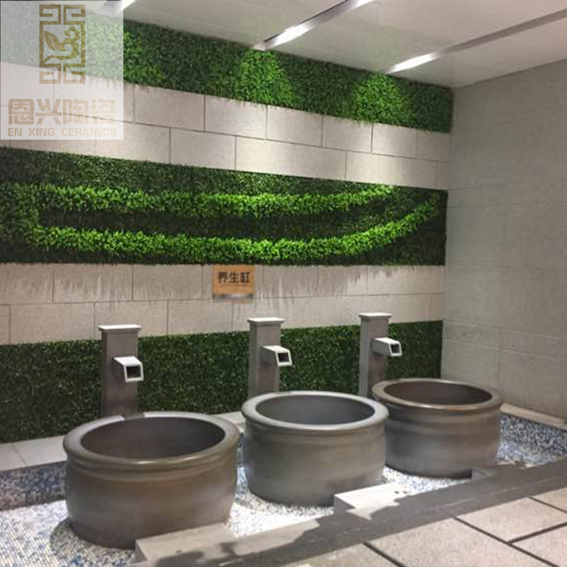 日式陶瓷泡澡缸澡堂洗浴大缸廠家