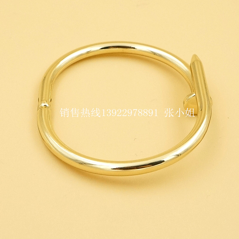 田正三大釘子手鐲 時(shí)尚合金手環(huán) 自然簡約時(shí)尚 開口情侶手鐲手飾