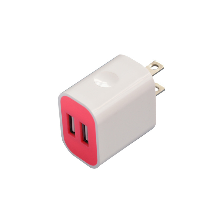 美規(guī)6代雙USB充電器 美規(guī)雙口充電器 2.1A快速美規(guī)手機(jī)USB充電器