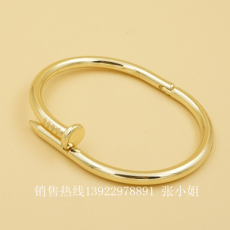 田正三大釘子手鐲 時(shí)尚合金手環(huán) 自然簡約時(shí)尚 開口情侶手鐲手飾