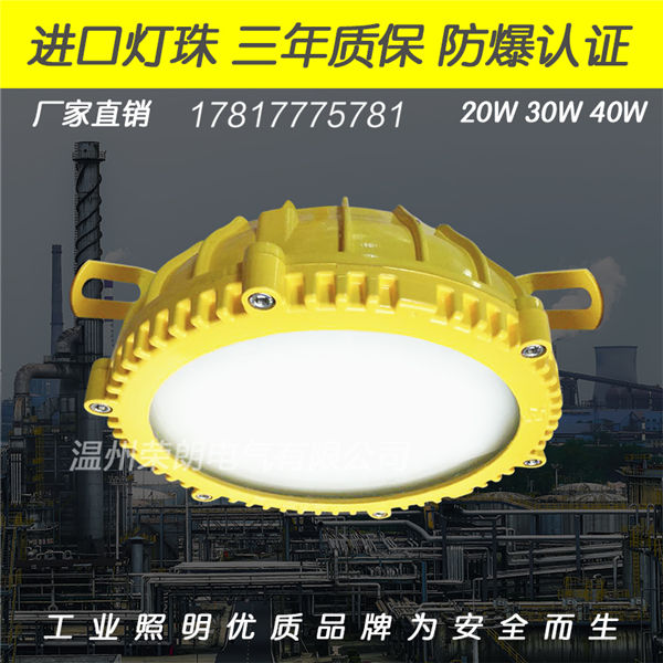 40WLED防爆吸頂燈 車(chē)間40WLED防爆平臺(tái)燈
