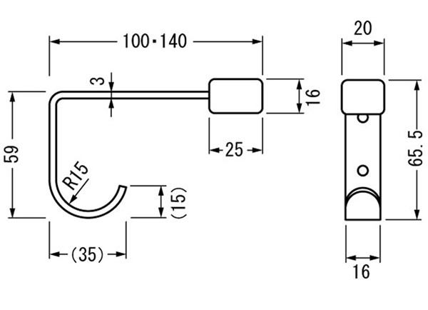 供應(yīng)倍思得BEST隔斷衣帽鉤1607-S   上海