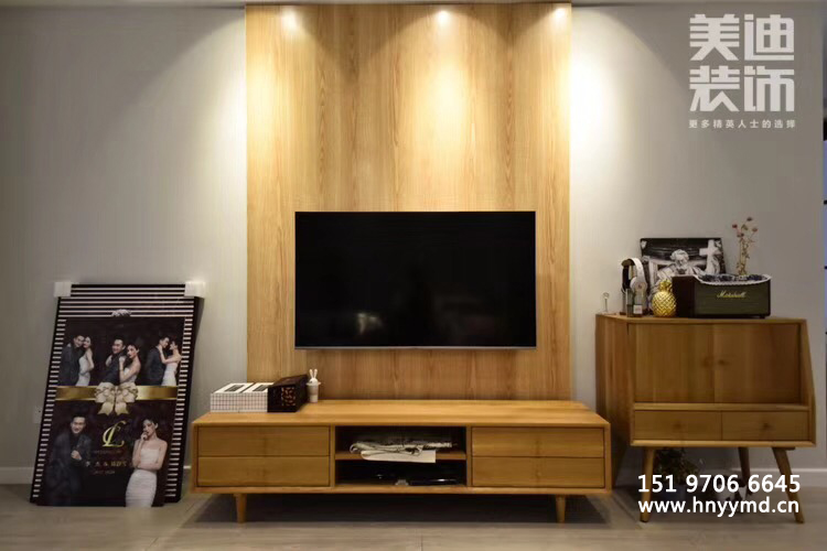 135平小清新北歐風(fēng)格實(shí)景圖 岳陽(yáng)美迪裝飾設(shè)計(jì)裝修實(shí)景圖