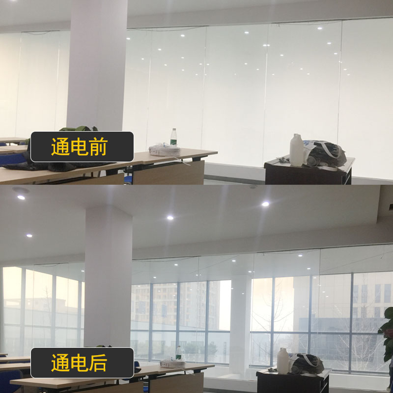 四川成都智能調(diào)光玻璃，四川電控霧化玻璃，通電透明斷電蒙砂
